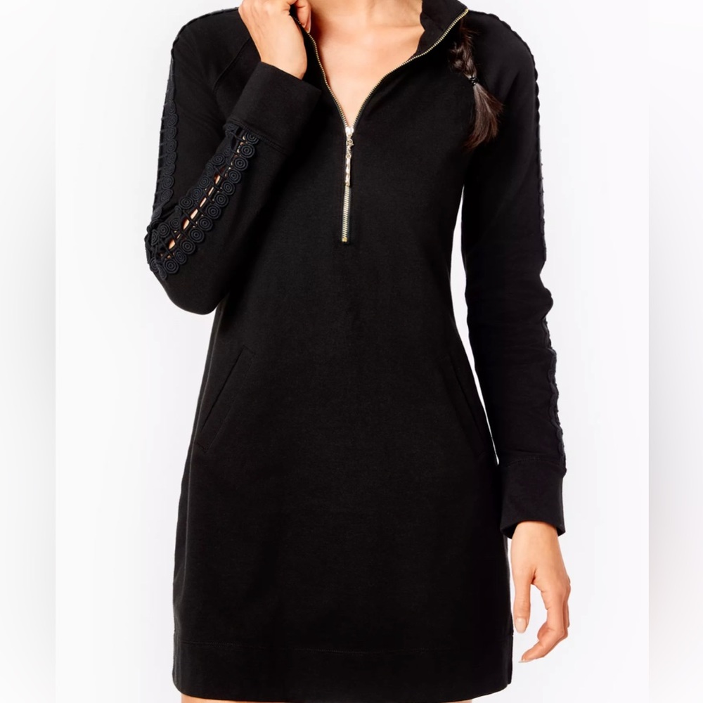 Lilly Pulitzer Skipper Dress Black NWOT Small